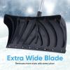imageSuperio Snow Shovel for Driveway Stairs Car Snow Removel Scooper Shovel Snow Pusher Sturdy Heavy Duty Plastic with Wooden Metal Handle Blue DeepBlack Pusher