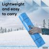 imageSuperio Snow Slider Mat Flexible Snow Sled Flying Carpet Roll up Sleds for Adults 54quot Lightweight Plastic Snowboard SledBlue 36