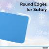 imageSuperio Snow Slider Mat Flexible Snow Sled Flying Carpet Roll up Sleds for Adults 54quot Lightweight Plastic Snowboard SledBlue 36