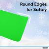 imageSuperio Snow Slider Mat Flexible Snow Sled Flying Carpet Roll up Sleds for Adults 54quot Lightweight Plastic Snowboard SledGreen 36