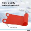 imageSuperio Snow Slider Mat Flexible Snow Sled Flying Carpet Roll up Sleds for Kids and Adults 54quot Lightweight Plastic Snowboard Sled2 PackRedPink