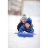 imageSuperio Toboggan Snow Sled for Kids and Adults Heavy Duty Plastic Slider with Handles and Hole for Pull Ropes Kid and Adult Winter FunBlue