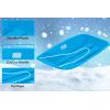 imageSuperio Toboggan Snow Sled for Kids and Adults Heavy Duty Plastic Slider with Handles and Hole for Pull Ropes Kid and Adult Winter FunBlue