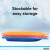 imageSuperio Toboggan Snow Sled for Kids and Adults Heavy Duty Plastic Slider with Handles and Hole for Pull Ropes Kid and Adult Winter FunMulti