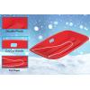 imageSuperio Toboggan Snow Sled for Kids and Adults Heavy Duty Plastic Slider with Handles and Hole for Pull Ropes Kid and Adult Winter FunRed