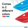 imageSuperio Toboggan Snow Sleds 35quot Long 2 Pack Toboggan Sled with 2 Handles and a Pull Rope Winter Snow Fun for Kids and AdultsBlue