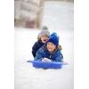 imageSuperio Toboggan Snow Sleds for Kids and Adults 2 Pack Heavy Duty Plastic Sliders with Handles and Hole for Pull Ropes Kid and Adult Winter FunBlue 48