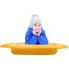 imageSuperio Toboggan Snow Sleds for Kids and Adults 2 Pack Heavy Duty Plastic Sliders with Handles and Hole for Pull Ropes Kid and Adult Winter FunYellow 36