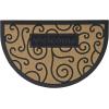 imageSuperio Welcome Mat Indoor and Outdoor Doormat NonSlip Mat HeavyDuty Door Mat Waterproof Mat Patio Garage Front Door Mat for High Traffic Areas Low Profile Ornate Scroll Choir18x30