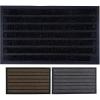 imageSuperio Front Door Mat for Entry IndoorOutdoor Rug Entryway Low Profile Heavy Duty Mat for High Traffic Area Inside Outside Home Shoe Scraper Doormat Easy to Clean 18 x 30 NaturalBlack