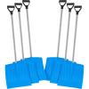 imageSuperio Kids Snow Shovel Plastic Small Shovel for Snow Removal with Wooden Handle Heavy Duty 12quot Blade Navy 6 PackBlue