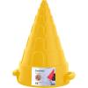 imageSuperio Sandcastle Building Kit  Sand Toys Sand and Beach Fun for Kids and Adults  Snow Brick Maker Igloo Snow Block Form for Snow Forts or Sandbox Play  Summer Outdoor Beach EssentialsYellow Cone