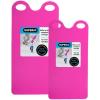 imageSuperio Snow Slider Mat Flexible Snow Sled Flying Carpet Roll up Sleds for Kids and Adults 36quot and 54quot Lightweight Plastic Snowboard SledPink