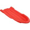 imageSuperio Toboggan Snow Sled for Kids and Adults 46quot Heavy Duty Plastic Open Back Slider with Handles and Hole for Pull Ropes Ropes Excluded Kid and Adult Winter Fun Red
