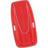 imageSuperio Toboggan Snow Sled for Kids and Adults Heavy Duty Plastic Slider with Handles and Hole for Pull Ropes Kid and Adult Winter FunRed