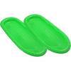 imageSuperio Toboggan Snow Sleds for Kids and Adults 2 Pack Heavy Duty Plastic Sliders with Handles and Hole for Pull Ropes Kid and Adult Winter FunGreen 48