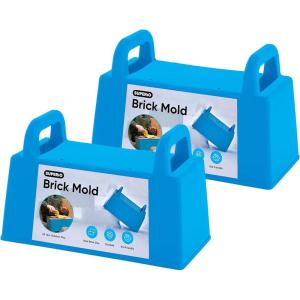 imageSnow Block Form Perforated Brick Mold  Red Sand Block Mold 11 Inch Kids Durable Outdoor Toys Winter Snow Fort Snow Castle Sand Box Beach Castle Sturdy and Well Designed By SuperioBlue Brick