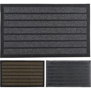imageSuperio Front Door Mat for Entry IndoorOutdoor Rug Entryway Low Profile Heavy Duty Mat for High Traffic Area Inside Outside Home Shoe Scraper Doormat Easy to Clean 18 x 30 NaturalGrey
