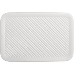 imageSuperio Ribbed Collection  Superio Lid for Decorative Plastic Open Home Storage Bins Organizer Baskets Medium White  for Organizing Closet Shelves Drawer Shelf 5 Liter