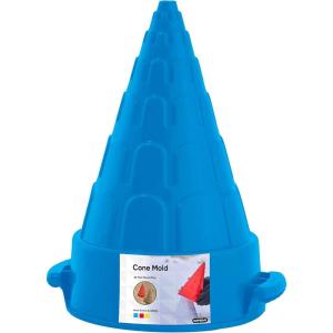 imageSuperio Sandcastle Building Kit  Sand Toys Sand and Beach Fun for Kids and Adults  Snow Brick Maker Igloo Snow Block Form for Snow Forts or Sandbox Play  Summer Outdoor Beach EssentialsBlue Cone