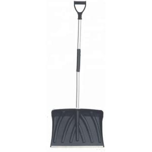 imageSuperio Snow Shovel for Driveway Stairs Car Snow Removel Scooper Shovel Snow Pusher Sturdy Heavy Duty Plastic with Wooden Metal Handle Blue DeepBlack