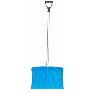 imageSuperio Snow Shovel for Driveway Stairs Car Snow Removel Scooper Shovel Snow Pusher Sturdy Heavy Duty Plastic with Wooden Metal Handle Blue DeepBlueB