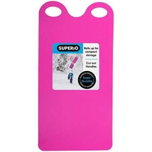 imageSuperio Snow Slider Mat Flexible Snow Sled Flying Carpet Roll up Sleds for Adults 54quot Lightweight Plastic Snowboard SledPink 36