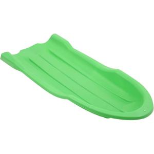 imageSuperio Toboggan Snow Sled for Kids and Adults 46quot Heavy Duty Plastic Open Back Slider with Handles and Hole for Pull Ropes Ropes Excluded Kid and Adult Winter FunMulti