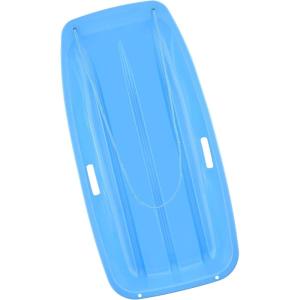 imageSuperio Toboggan Snow Sled for Kids and Adults Heavy Duty Plastic Slider with Handles and Hole for Pull Ropes Kid and Adult Winter FunBlue