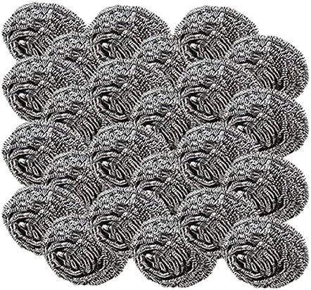 imageNylon Scouring PadsDish Scrubber for Dishes Pots and Stoves Durable Mesh Scourers for Tough Cleaning Nylon Dish Scrubbers Pack of 4 Assorted Colors by SuperioStainless