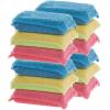 imageMiracle Microfiber Scrubbing Sponge Blue Extra Scrubbing Power Sponge for Kitchen Sink Pot Pan and Dish Washing Super Absorbent and Rapid Drying by SuperioMulticolor