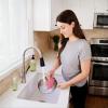 imageMiracle Microfiber Scrubbing Sponge Blue Extra Scrubbing Power Sponge for Kitchen Sink Pot Pan and Dish Washing Super Absorbent and Rapid Drying by SuperioMulticolor