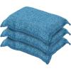 imageMiracle Microfiber Scrubbing Sponge Blue Extra Scrubbing Power Sponge for Kitchen Sink Pot Pan and Dish Washing Super Absorbent and Rapid Drying by SuperioBlue