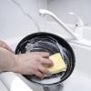 imageMiracle Microfiber Scrubbing Sponge Blue Extra Scrubbing Power Sponge for Kitchen Sink Pot Pan and Dish Washing Super Absorbent and Rapid Drying by SuperioYellow