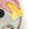 imageMiracle Microfiber Scrubbing Sponge Blue Extra Scrubbing Power Sponge for Kitchen Sink Pot Pan and Dish Washing Super Absorbent and Rapid Drying by SuperioYellow