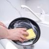 imageMiracle Microfiber Scrubbing Sponge Blue Extra Scrubbing Power Sponge for Kitchen Sink Pot Pan and Dish Washing Super Absorbent and Rapid Drying by SuperioYellow