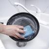 imageMiracle Microfiber Scrubbing Sponge Blue Extra Scrubbing Power Sponge for Kitchen Sink Pot Pan and Dish Washing Super Absorbent and Rapid Drying by SuperioBlue