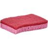 imageNonScratch Cellulose Sponge Kitchen Scrub Sponge with Scouring Pad Set Good for NonStick Cookware Frying Pan Pot Counter Top Sink Scrubbing Kitchen Scrubbers Pack of 1 RedPinkRed