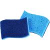 imageNonScratch Cellulose Sponge Kitchen Scrub Sponge with Scouring Pad Set Good for NonStick Cookware Frying Pan Pot Counter Top Sink Scrubbing Kitchen Scrubbers Pack of 1 RedPinkBlue