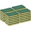 imageNonScratch Cellulose Sponge Kitchen Scrub Sponge with Scouring Pad Set Good for NonStick Cookware Frying Pan Pot Counter Top Sink Scrubbing Kitchen Scrubbers Pack of 1 RedPinkGreen