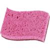 imageNonScratch Cellulose Sponge Kitchen Scrub Sponge with Scouring Pad Set Good for NonStick Cookware Frying Pan Pot Counter Top Sink Scrubbing Kitchen Scrubbers Pack of 1 RedPinkRed