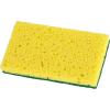 imageNonScratch Cellulose Sponge Kitchen Scrub Sponge with Scouring Pad Set Good for NonStick Cookware Frying Pan Pot Counter Top Sink Scrubbing Kitchen Scrubbers Pack of 1 RedPinkGreen