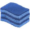 imageNonScratch Cellulose Sponge Kitchen Scrub Sponge with Scouring Pad Set Good for NonStick Cookware Frying Pan Pot Counter Top Sink Scrubbing Kitchen Scrubbers Pack of 1 RedPinkBlue