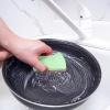 imageNonScratch Cellulose Sponge Kitchen Scrub Sponge with Scouring Pad Set Good for NonStick Cookware Frying Pan Pot Counter Top Sink Scrubbing Kitchen Scrubbers Pack of 1 RedPinkNatural
