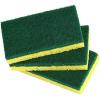 imageNonScratch Cellulose Sponge Kitchen Scrub Sponge with Scouring Pad Set Good for NonStick Cookware Frying Pan Pot Counter Top Sink Scrubbing Kitchen Scrubbers Pack of 1 RedPinkGreen