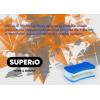 imageNonScratch Scrub Sponge with A Comfortable Grip Heavy Duty Duel Sided Kitchen Scrubber Sponge Cellulose Scrub Sponge Scratch Free with Scouring Pad Set 1 Sponge GreenRedblue