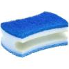 imageNonScratch Scrub Sponge with A Comfortable Grip Heavy Duty Duel Sided Kitchen Scrubber Sponge Cellulose Scrub Sponge Scratch Free with Scouring Pad Set 1 Sponge GreenBlue