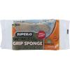 imageNonScratch Scrub Sponge with A Comfortable Grip Heavy Duty Duel Sided Kitchen Scrubber Sponge Cellulose Scrub Sponge Scratch Free with Scouring Pad Set 1 Sponge GreenGreen