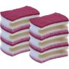 imageNonScratch Scrub Sponge with A Comfortable Grip Heavy Duty Duel Sided Kitchen Scrubber Sponge Cellulose Scrub Sponge Scratch Free with Scouring Pad Set 1 Sponge GreenRed