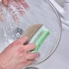 imageNonScratch Scrub Sponge with A Comfortable Grip Heavy Duty Duel Sided Kitchen Scrubber Sponge Cellulose Scrub Sponge Scratch Free with Scouring Pad Set 1 Sponge GreenGreen